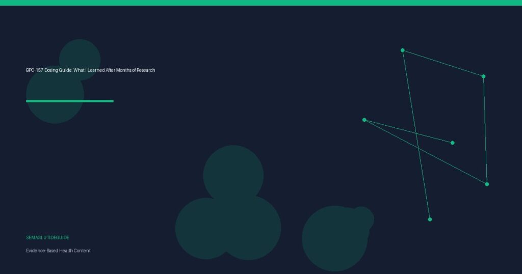 BPC-157 Dosing Guide: What I Learned After Months of Research