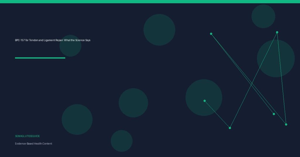 BPC-157 for Tendon and Ligament Repair: What the Science Says
