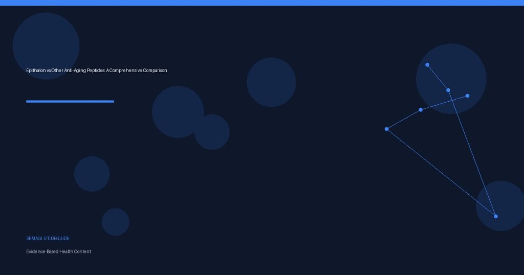 Epithalon vs Other Anti-Aging Peptides: A Comprehensive Comparison