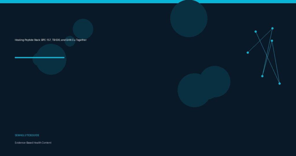 Healing Peptide Stack: BPC-157, TB-500, and GHK-Cu Together