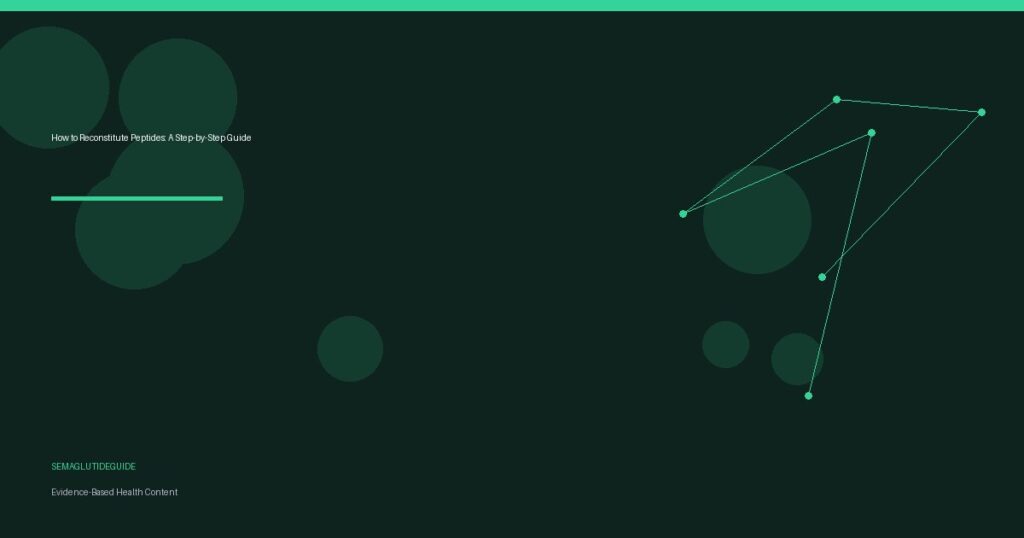 How to Reconstitute Peptides: A Step-by-Step Guide