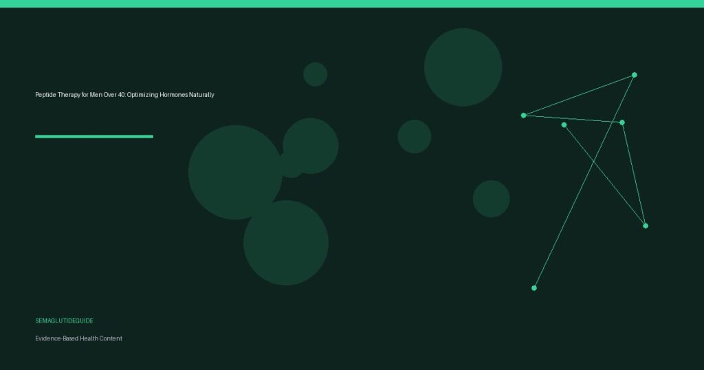 Peptide Therapy for Men Over 40: Optimizing Hormones Naturally