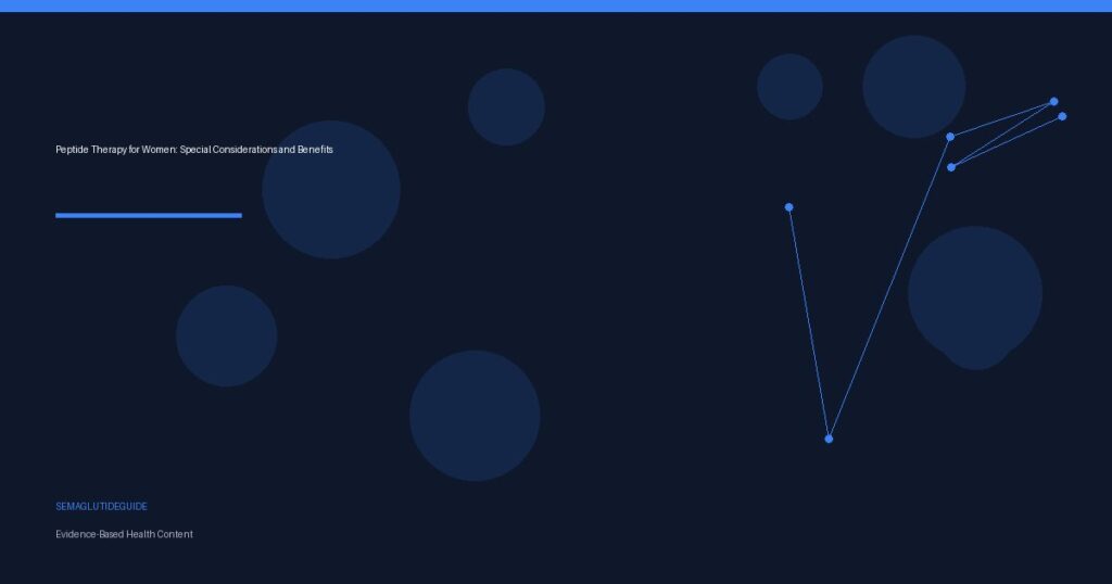 Peptide Therapy for Women: Special Considerations and Benefits