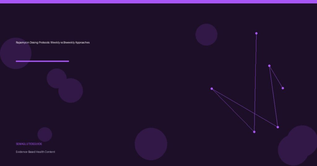 Rapamycin Dosing Protocols: Weekly vs Biweekly Approaches