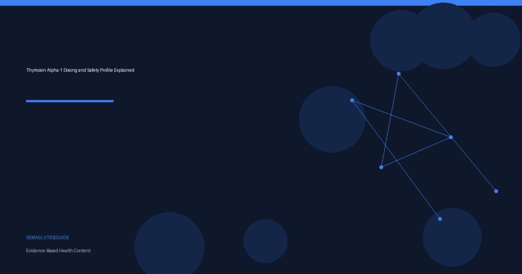 Thymosin Alpha-1 Dosing and Safety Profile Explained