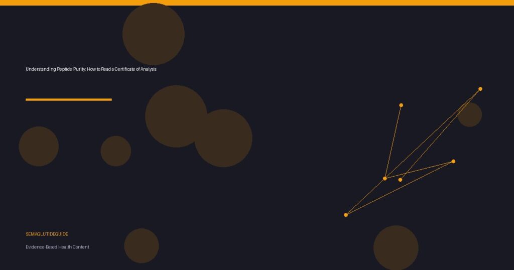 Understanding Peptide Purity: How to Read a Certificate of Analysis